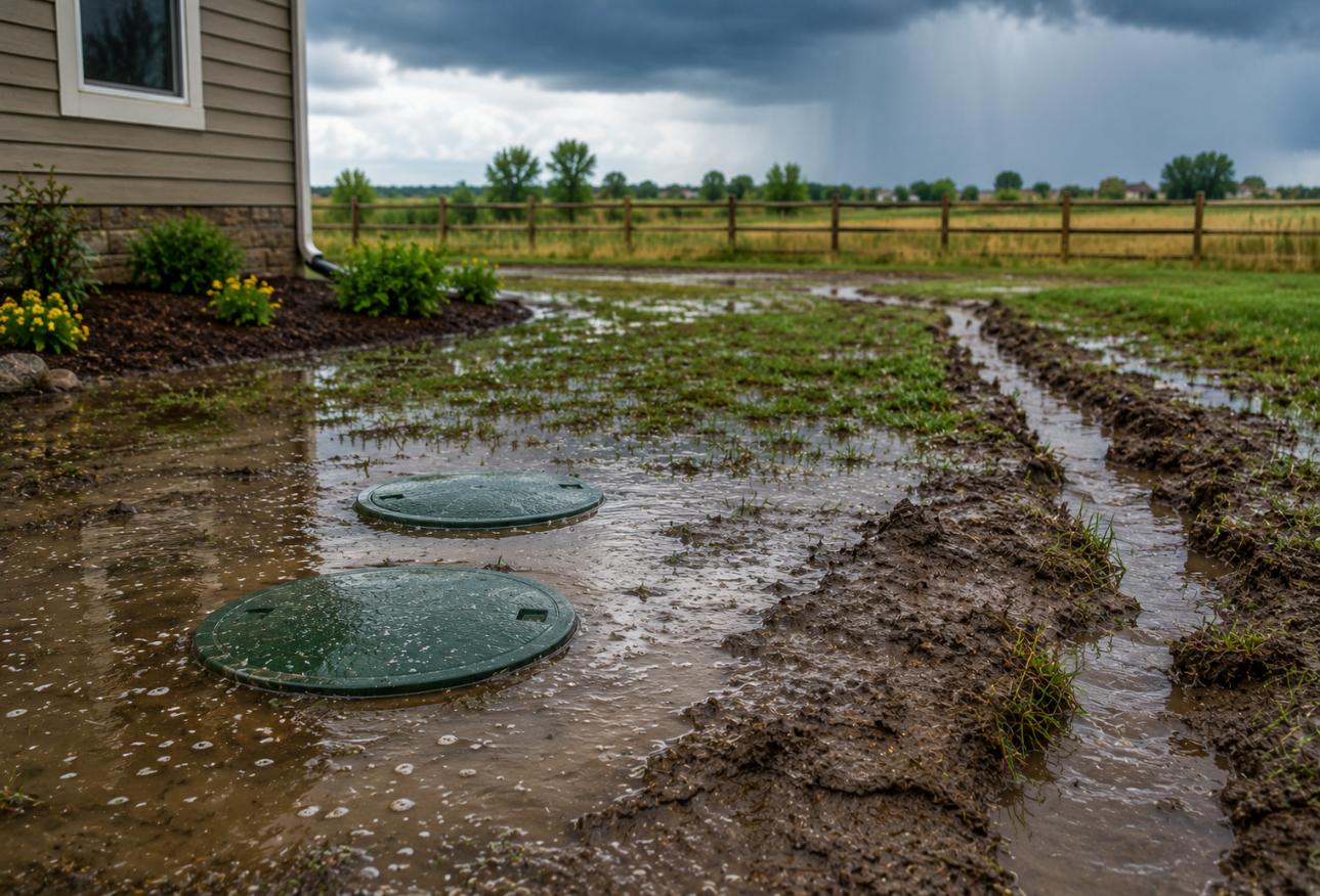 Dealing with Summer Mud: What to Do When Heavy Rains Saturate Your Keenesburg Leach Field